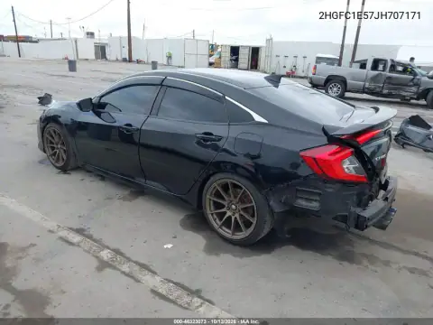 2018 Honda Civic Si VIN 2HGFC1E57JH707171 фото 4