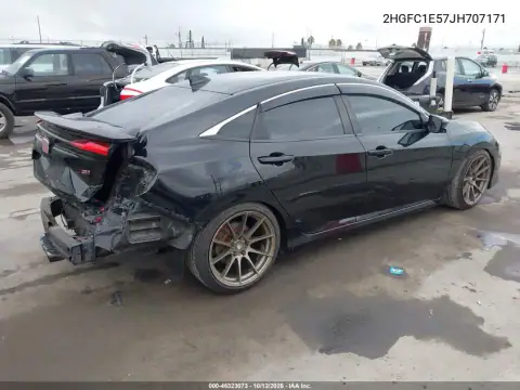 2018 Honda Civic Si VIN 2HGFC1E57JH707171 фото 5