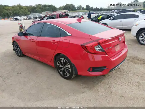 2018 Honda Civic Ex-L VIN JHMFC1F77JX021429 фото 4