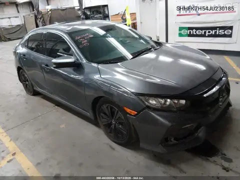 SHHFK7H54JU230185 — 2018 Honda Civic, Повреждения со всех сторон, фото до ремонта