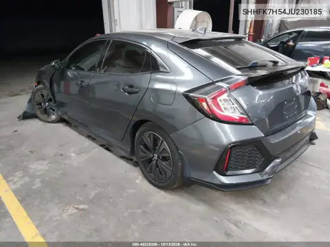 2018 Honda Civic Ex VIN SHHFK7H54JU230185 фото 4