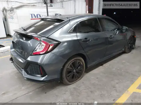 2018 Honda Civic Ex VIN SHHFK7H54JU230185 фото 5
