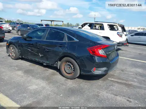 19XFC2E52JE001144 — 2018 Honda Civic, Передний левый, фото до ремонта