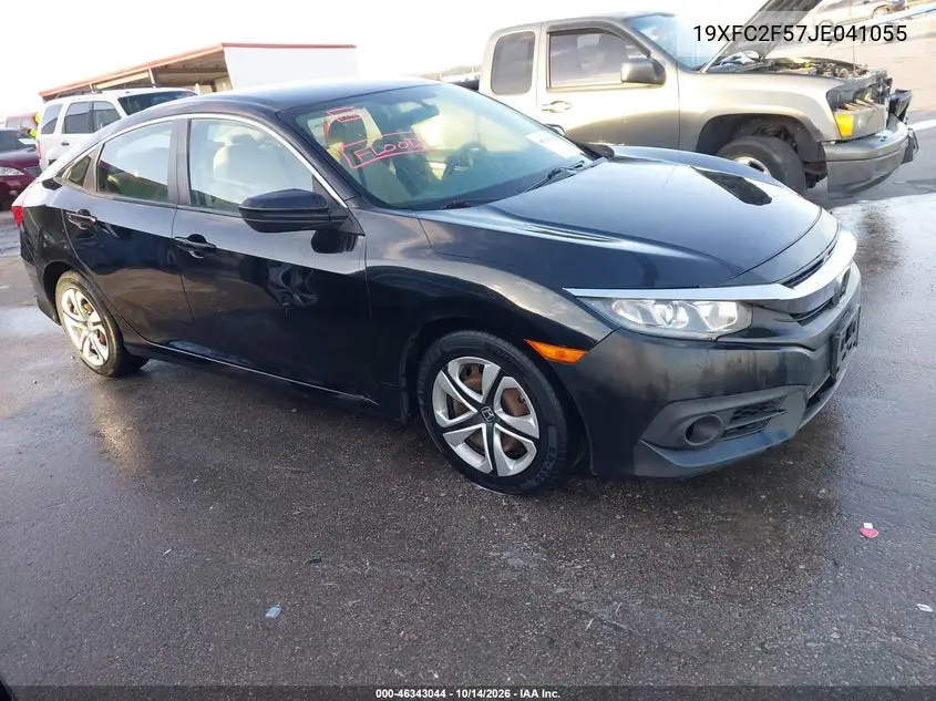 19XFC2F57JE041055 — 2018 Honda Civic, фото 2 с аукциона IAAI, Подтопление