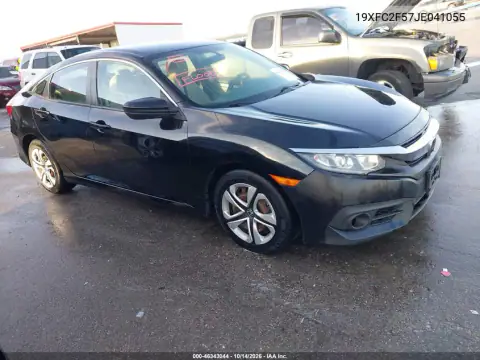 19XFC2F57JE041055 — 2018 Honda Civic, фото 2 с аукциона IAAI, Подтопление