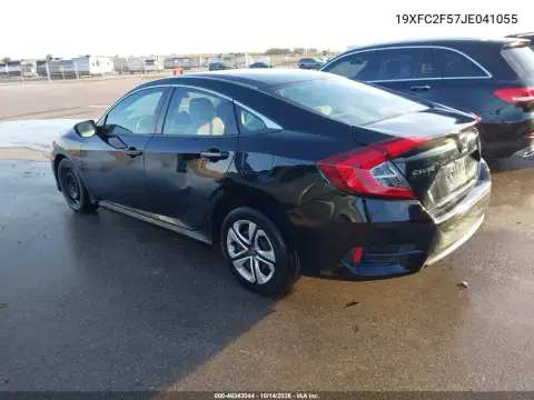 19XFC2F57JE041055 — 2018 Honda Civic, Подтопление, фото до ремонта