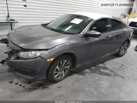 2HGFC2F71JH596073 — 2018 Honda Civic, фото 2 с аукциона IAAI, Повреждения со всех сторон