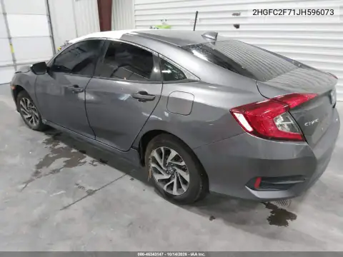 2HGFC2F71JH596073 — 2018 Honda Civic, фото 3 с аукциона IAAI, Повреждения со всех сторон