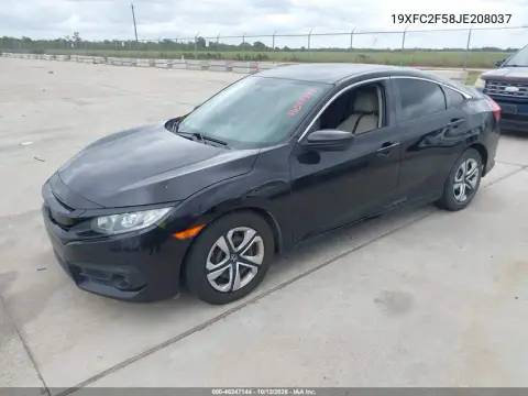 2018 Honda Civic Lx VIN 19XFC2F58JE208037 фото 3