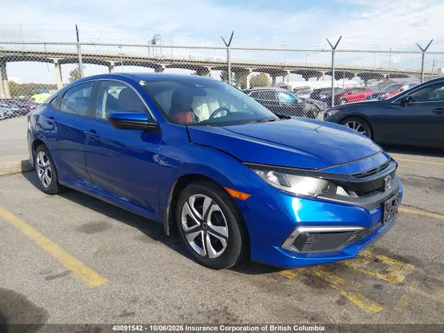 2HGFC2F58KH008699 — 2019 Honda Civic, Левый бок (Left Side), фото до ремонта