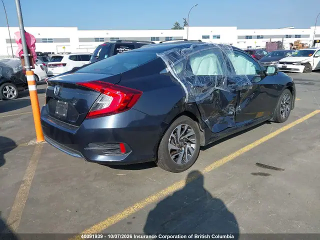 2HGFC2F7XKH038689 — 2019 Honda Civic, фото 4 с аукциона IAAI 14.10.2026, Задняя часть справа