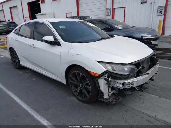 2HGFC2F8XKH579217 — 2019 Honda Civic, Передняя часть (Front End), фото до ремонта
