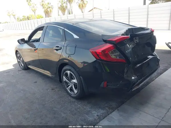 19XFC2F6XKE211340 — 2019 Honda Civic, фото 3 с аукциона IAAI, Задняя часть