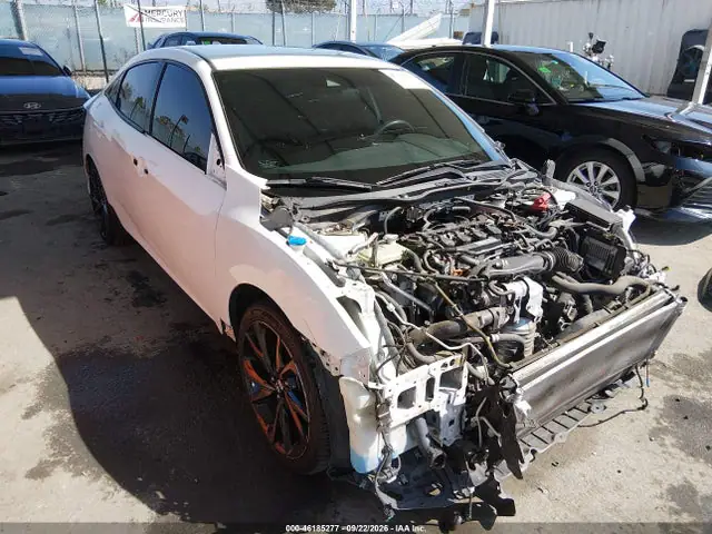 SHHFK7H42KU405106 — 2019 Honda Civic, Передняя часть (Front End), фото до ремонта