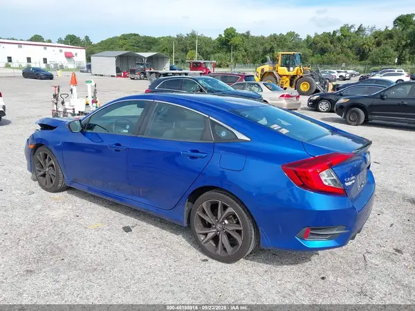 2HGFC2F8XKH597068 — 2019 Honda Civic, фото 3 с аукциона IAAI 14.10.2026, Передняя часть