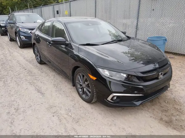 JHMFC1F38KX007201 — 2019 Honda Civic, Град (Hail), фото до ремонта