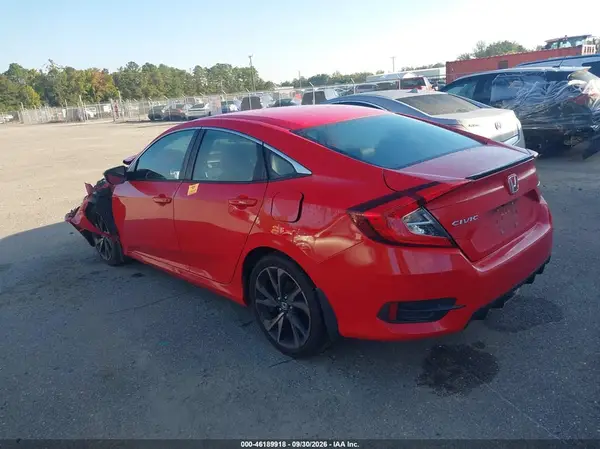 2HGFC2F83KH517139 — 2019 Honda Civic, фото 3 с аукциона IAAI, Передняя часть