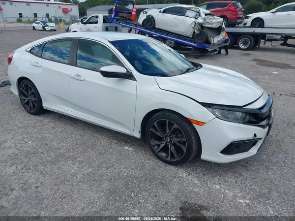 2HGFC2F8XKH575202 — 2019 Honda Civic, Задняя часть слева (Left Rear), фото до ремонта
