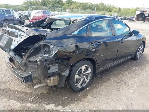 2019 HONDA CIVIC VIN 19XFC2F62KE036887 фото 4