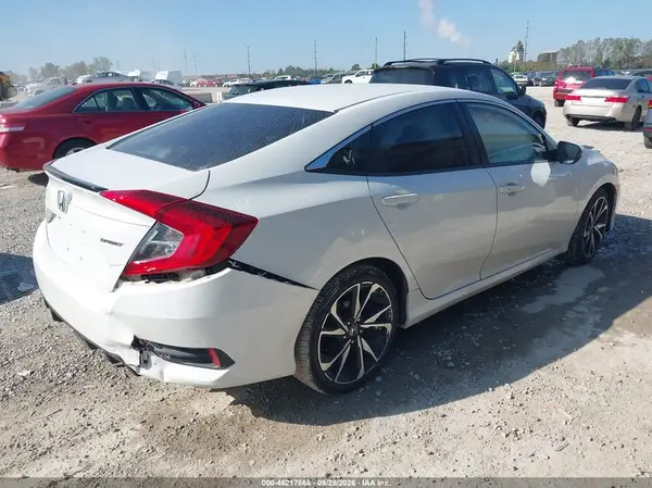 2019 HONDA CIVIC VIN 19XFC2F85KE011340 фото 4