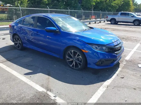 2HGFC2F8XKH606464 — 2019 Honda Civic, Угон (Theft), фото до ремонта