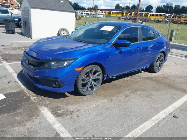 2019 HONDA CIVIC VIN 2HGFC2F8XKH606464 фото 2