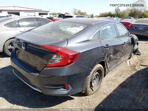 2019 Honda Civic Lx VIN 19XFC2F6XKE000056 фото 5