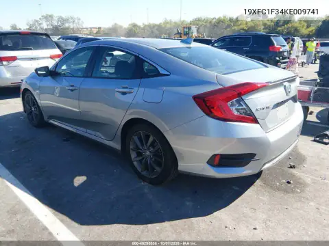 2019 Honda Civic Ex VIN 19XFC1F34KE009741 фото 4