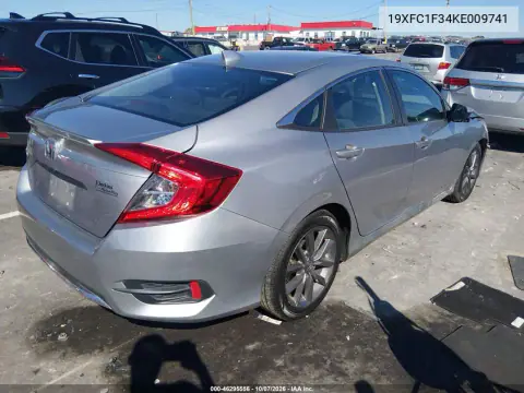 2019 Honda Civic Ex VIN 19XFC1F34KE009741 фото 5