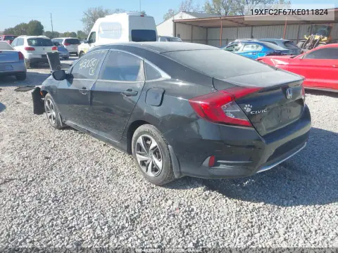2019 Honda Civic Lx VIN 19XFC2F67KE011824 фото 4