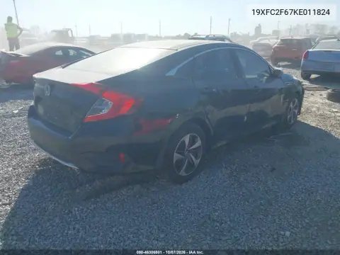 2019 Honda Civic Lx VIN 19XFC2F67KE011824 фото 5