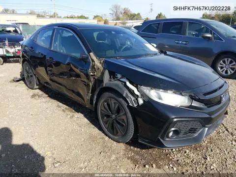 SHHFK7H67KU202228 — 2019 Honda Civic, Правая сторона, фото до ремонта