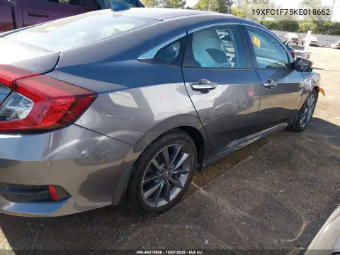 2019 Honda Civic Ex-L VIN 19XFC1F75KE018662 фото 4