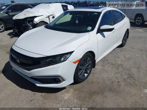 2019 Honda Civic Ex VIN JHMFC1F37KX012079 фото 3