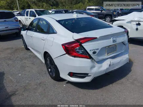 2019 Honda Civic Ex VIN JHMFC1F37KX012079 фото 4