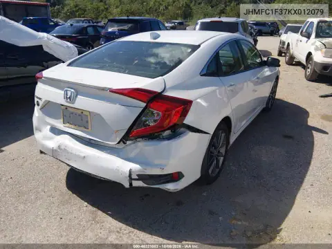 2019 Honda Civic Ex VIN JHMFC1F37KX012079 фото 5