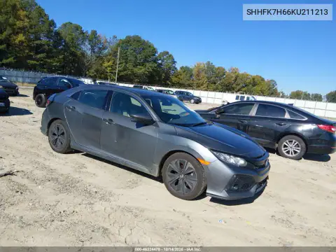 SHHFK7H66KU211213 — 2019 Honda Civic, Естественный износ, фото до ремонта