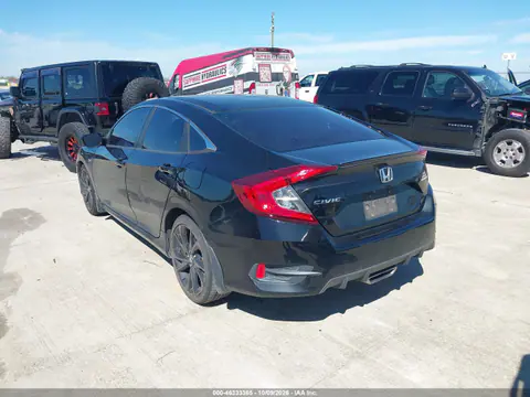 2019 Honda Civic Sport VIN 19XFC2F86KE050437 фото 3
