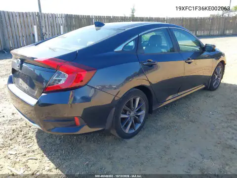 19XFC1F36KE002063 — 2019 Honda Civic, фото 5 с аукциона IAAI, Передняя часть