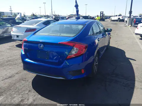 2019 Honda Civic Lx VIN 19XFC2F67KE202370 фото 5