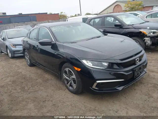 2HGFC2F55LH029009 — 2020 Honda Civic, Град (Hail), фото до ремонта