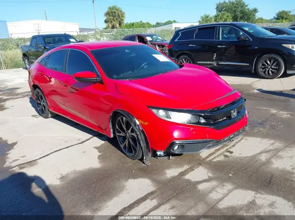 2HGFC2F89LH541205 — 2020 Honda Civic, Передняя часть слева (Left Front), фото до ремонта