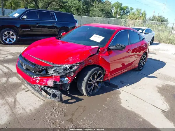 2HGFC2F89LH541205 — 2020 Honda Civic, фото 2 с аукциона IAAI 14.10.2026, Передняя часть слева