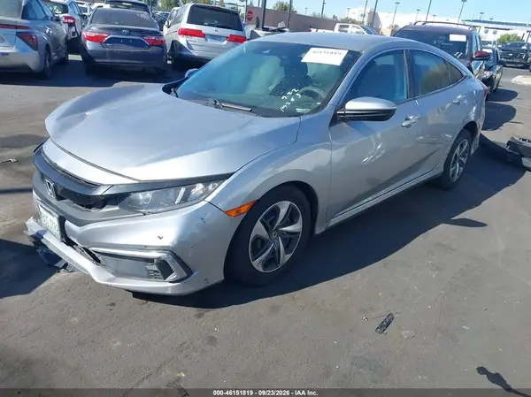 2HGFC2F61LH552150 — 2020 Honda Civic, фото 2 с аукциона IAAI, Передняя часть справа