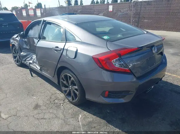 2HGFC2F86LH558706 — 2020 Honda Civic, фото 3 с аукциона IAAI, Левый бок