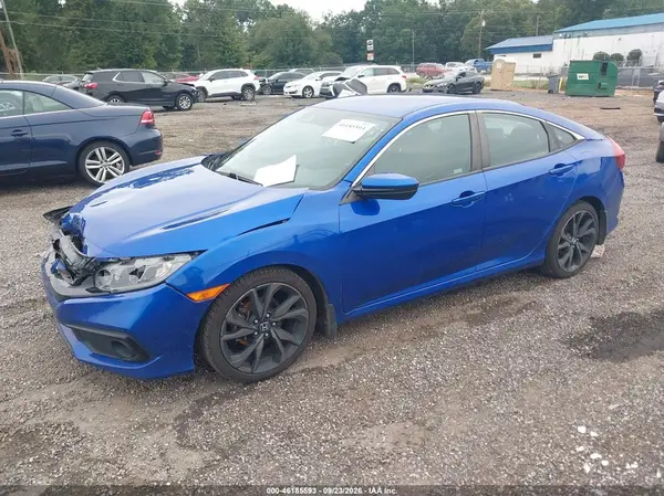 19XFC2F86LE205635 — 2020 Honda Civic, фото 2 с аукциона IAAI, Передняя часть