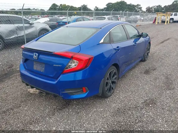19XFC2F86LE205635 — 2020 Honda Civic, фото 4 с аукциона IAAI, Передняя часть