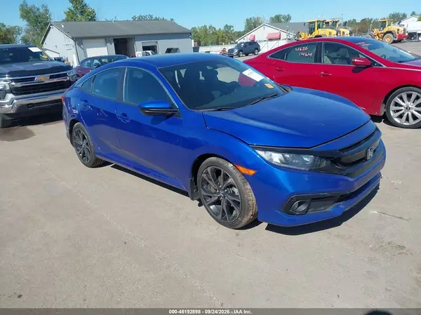 2HGFC2F85LH525857 — 2020 Honda Civic, Левый бок (Left Side), фото до ремонта