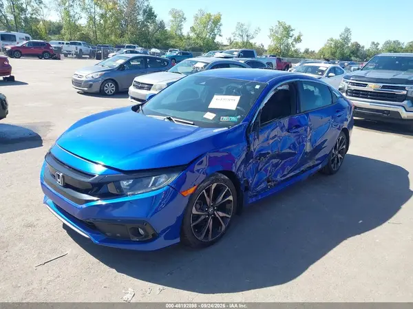 2HGFC2F85LH525857 — 2020 Honda Civic, фото 2 с аукциона IAAI, Левый бок