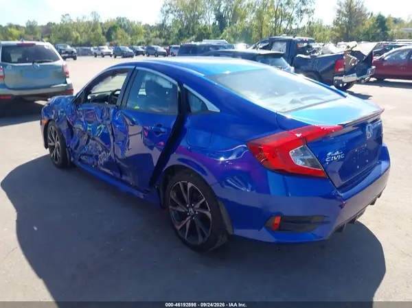 2HGFC2F85LH525857 — 2020 Honda Civic, фото 3 с аукциона IAAI, Левый бок